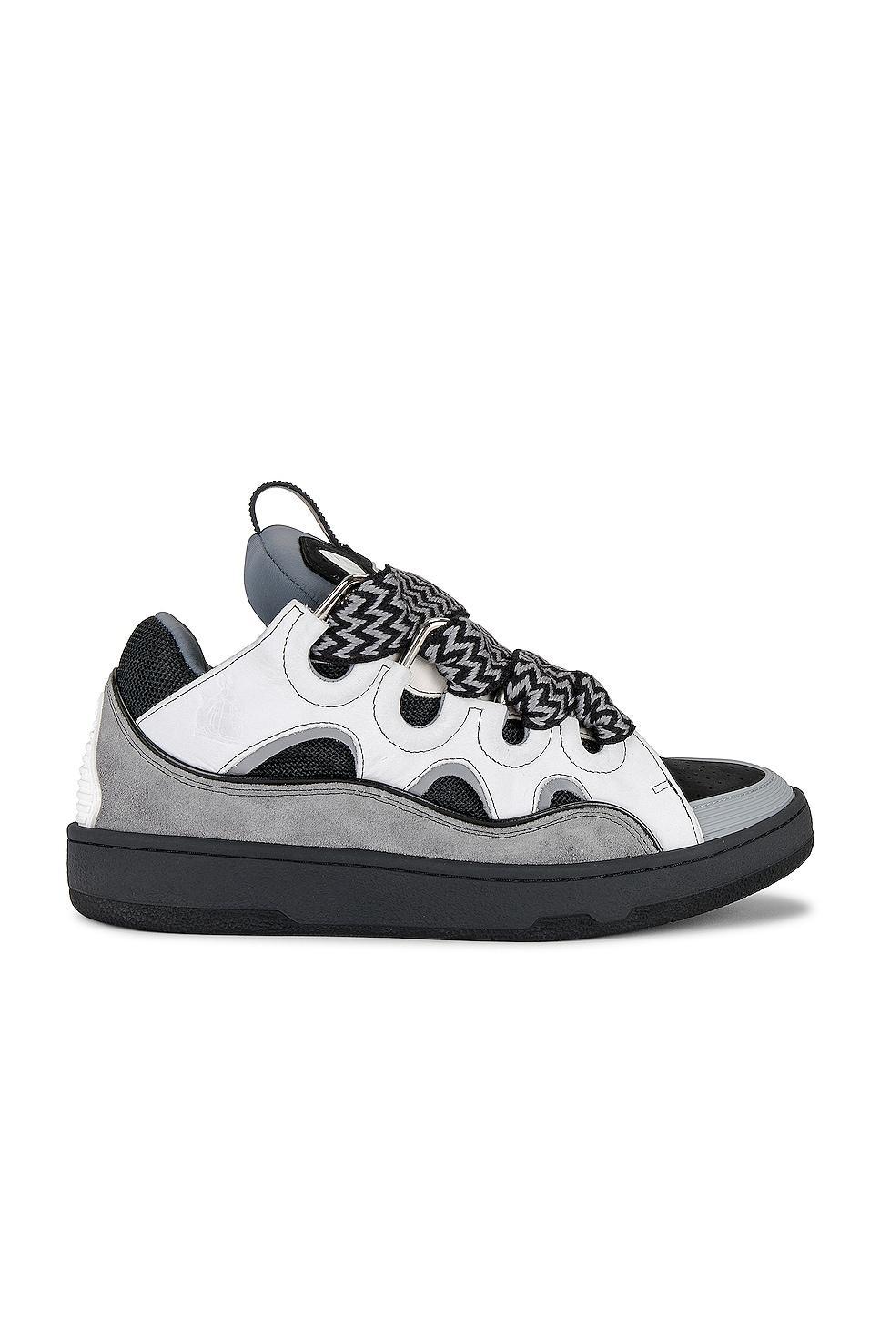 Lanvin Curb Sneaker in Grey Product Image