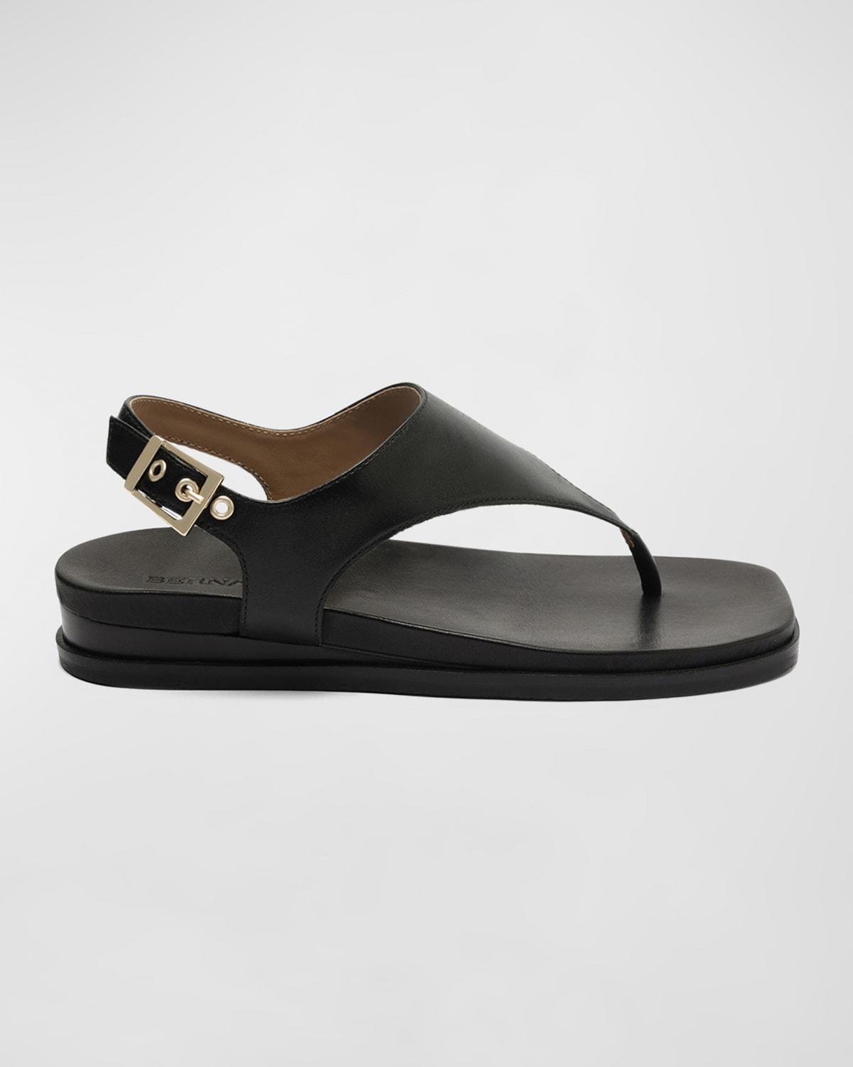 Womens Concord Leather Wedge Sandals Product Image