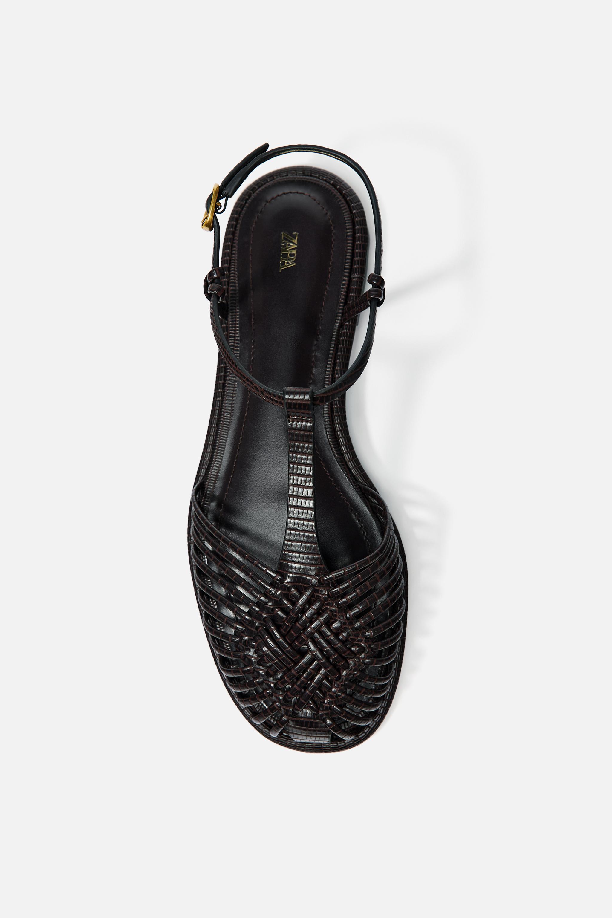 WOVEN CAGE SANDALS Product Image