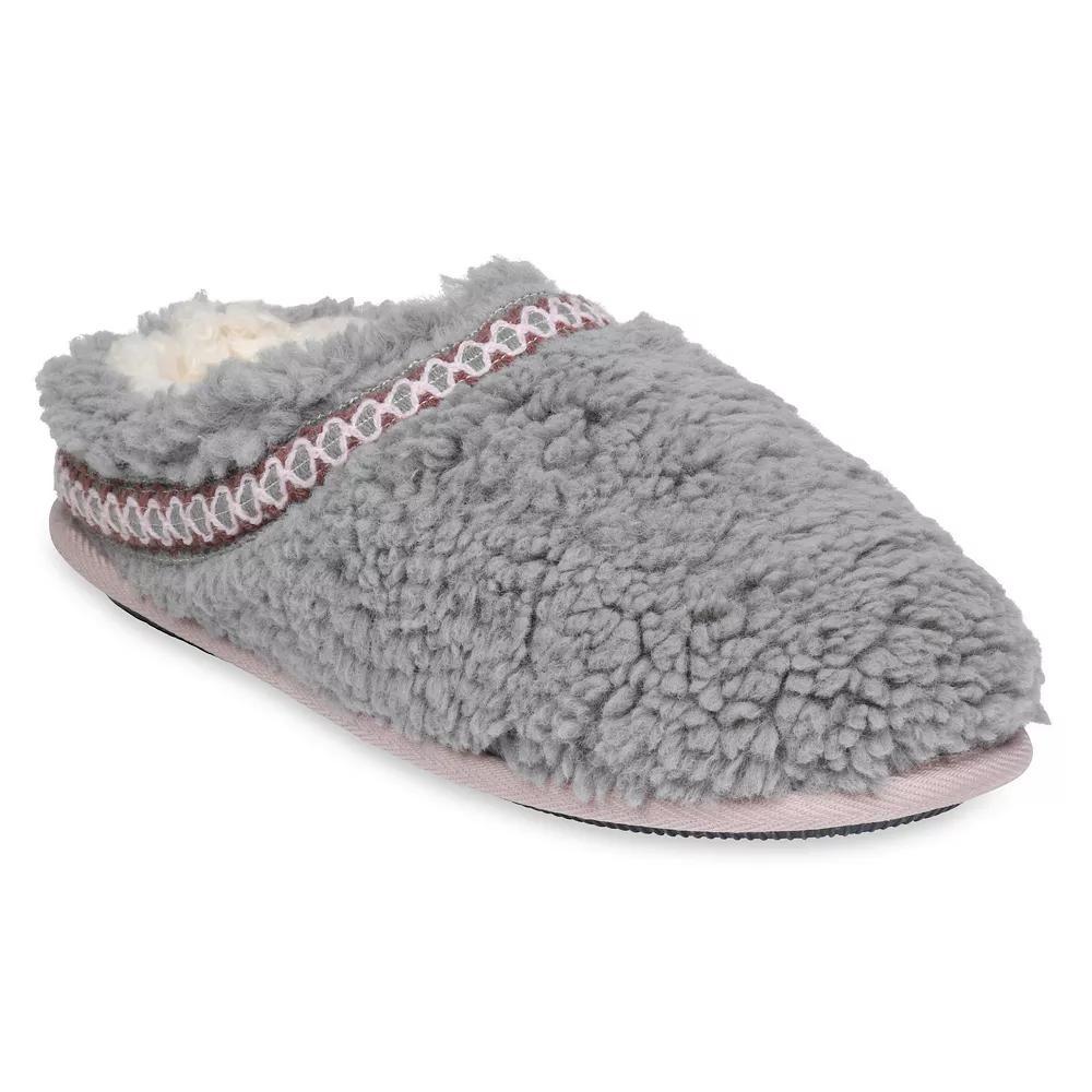 GaaHuu Womens Braid Trim Sherpa Clog Slippers Product Image