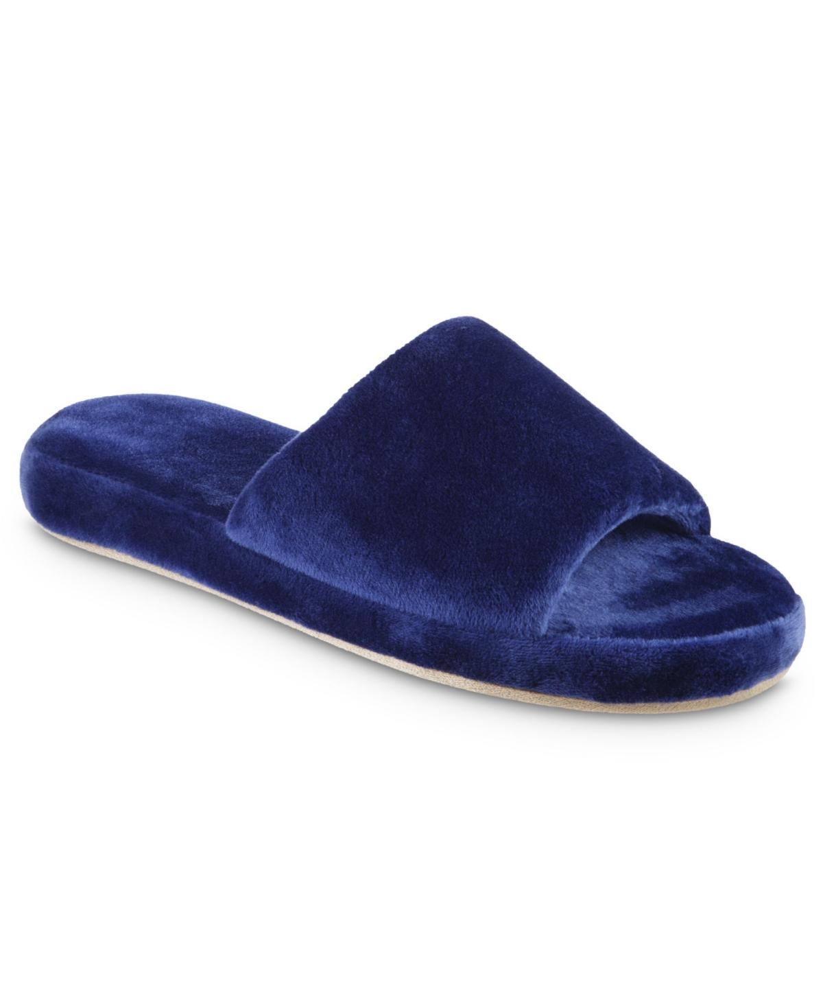 Isotoner Signature Womens Velour Astra Slide Slippers Product Image