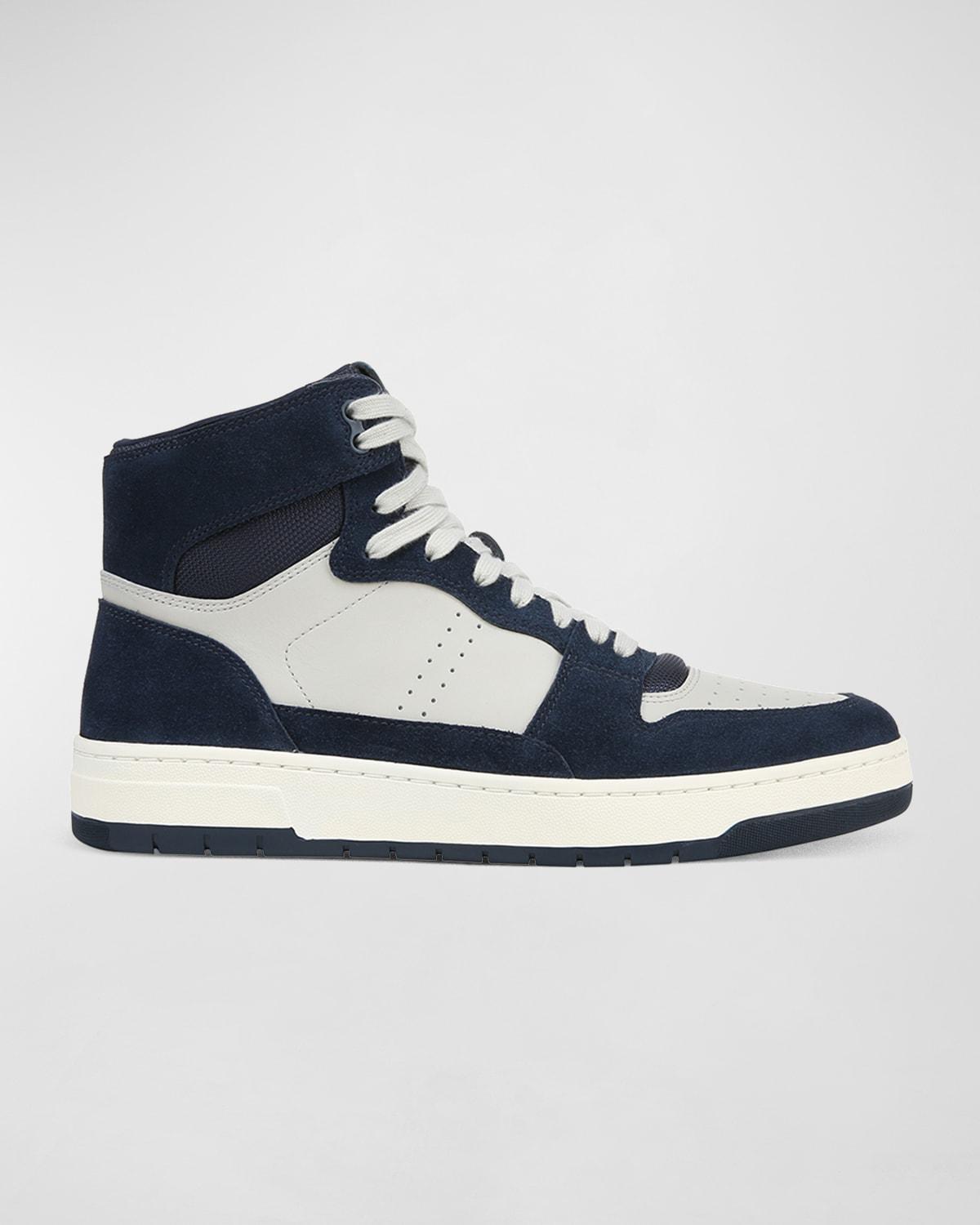 Mens Mason Leather High-Top Sneakers Product Image