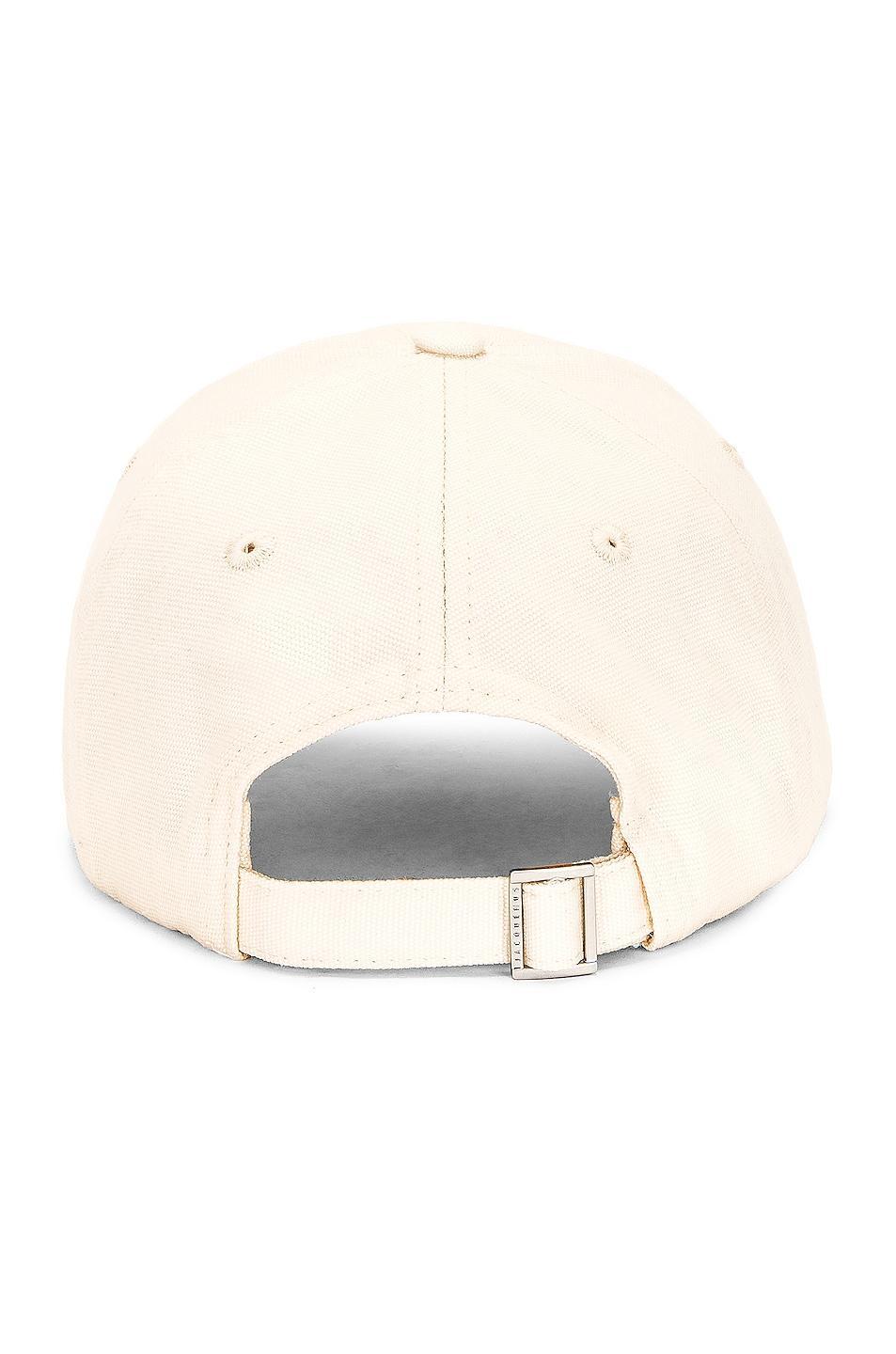 JACQUEMUS La Casquette Jacquemus in Cream Product Image