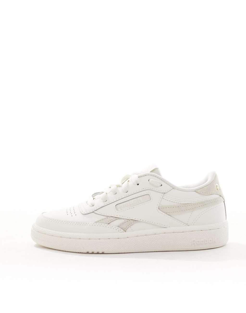 Reebok Club C 85 sneaker in white and beige Product Image