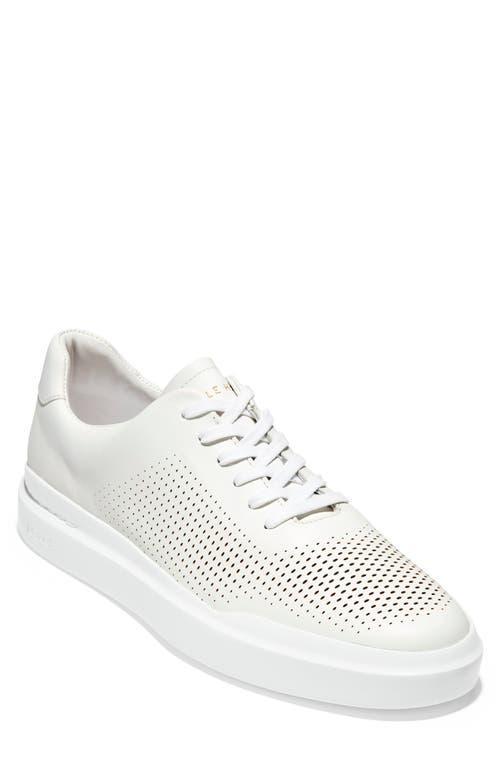 Mens Grand Pro Rally Lasercut Leather Sneakers Product Image