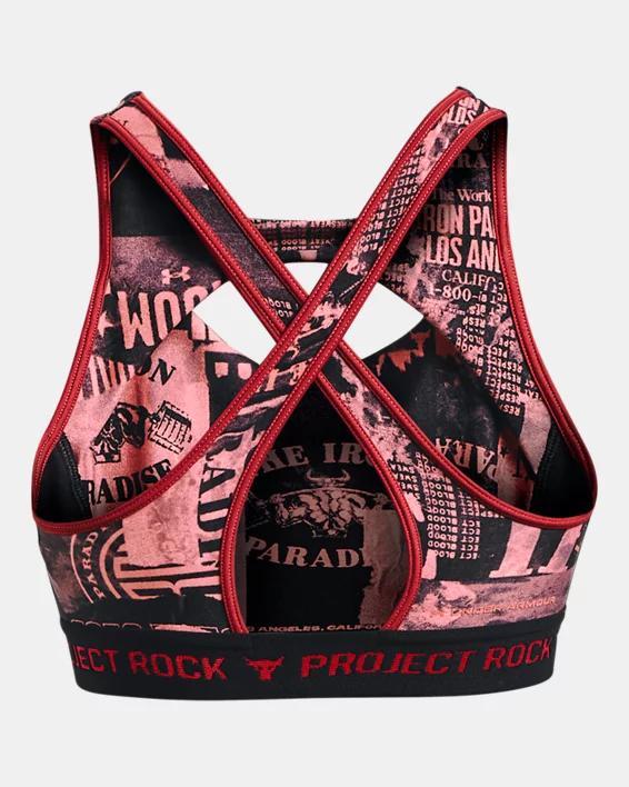 Women's Project Rock Crossback Printed Sports Bra Product Image