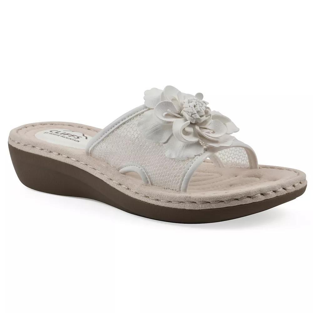 Cliffs by White Mountain Chill Women's Floral Wedge Sandals,  Product Image