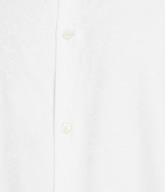 Murano Slim Fit Floral Jacquard Long Sleeve Woven Shirt Product Image