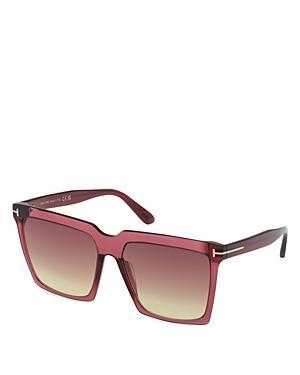 Gradient Acetate Square Sunglasses Product Image