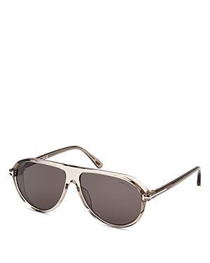 Men's EZ0243M Metal Rectangle Sunglasses Product Image