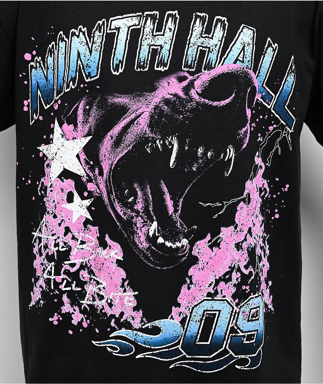 Ninth Hall Hell Dog Black Long Sleeve T-Shirt Product Image