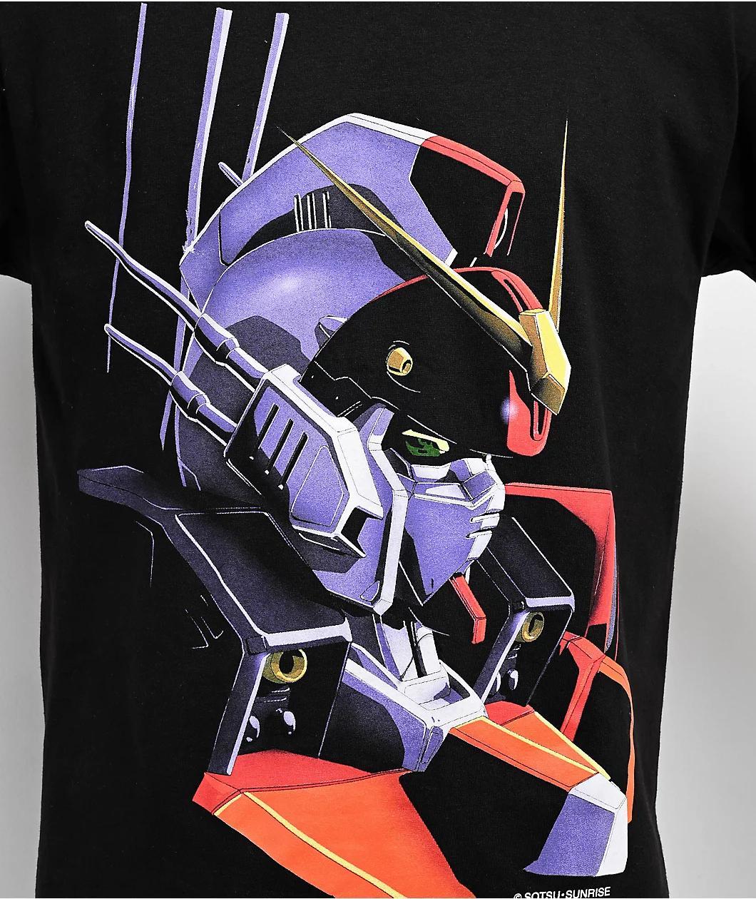 HUF x Mobile Suit Gundam Wing Heavyarms Black T-Shirt Product Image