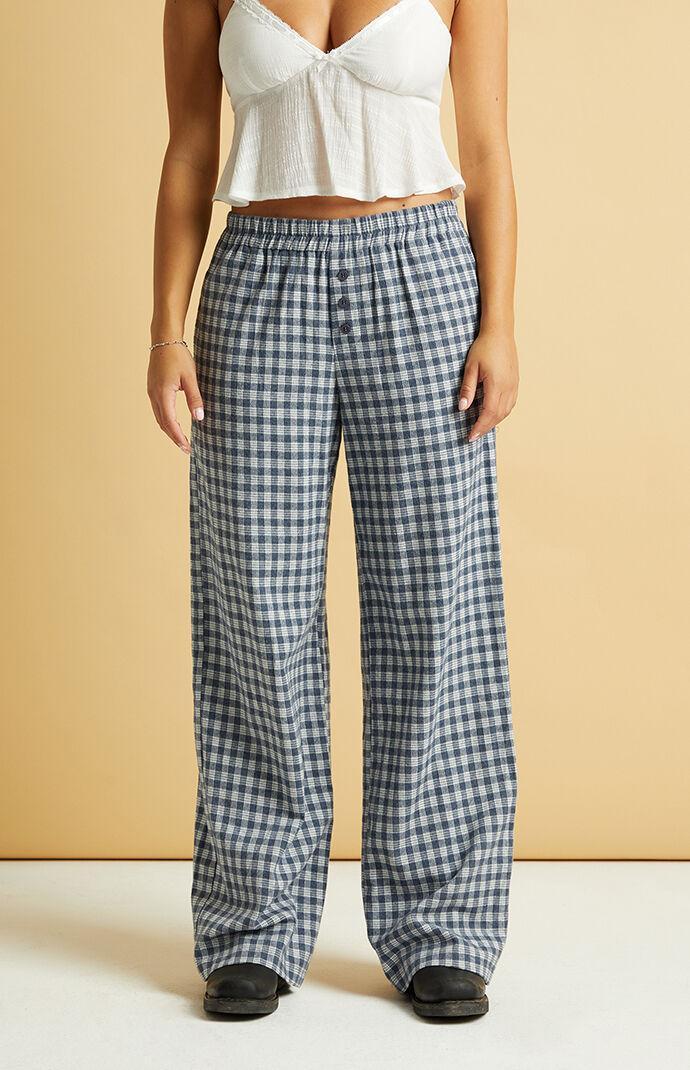 Beverly and Beck Womens Flannel Boxer Pants Product Image