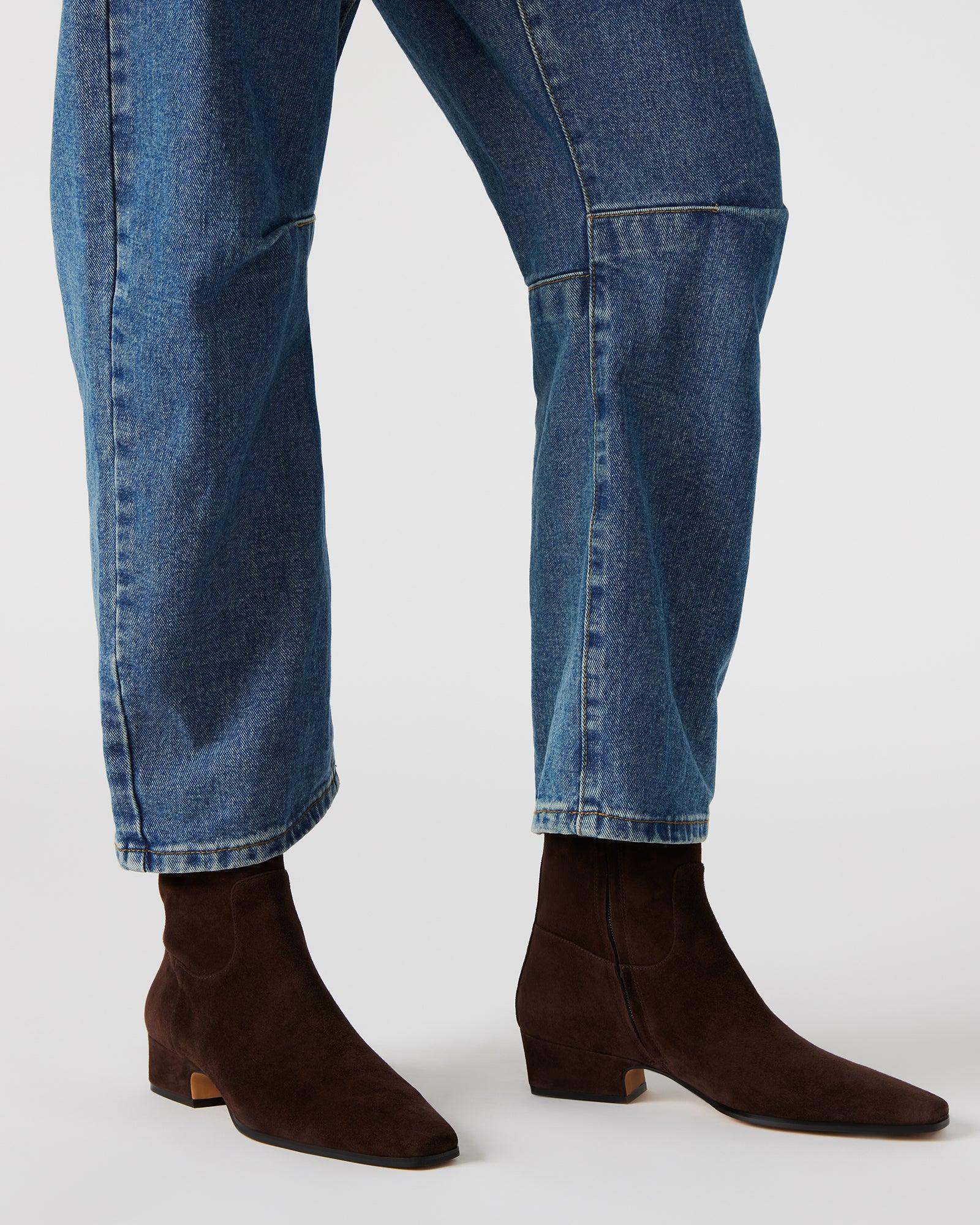 DUSTY CHOCOLATE BROWN SUEDE - SM REBOOTED Female Product Image