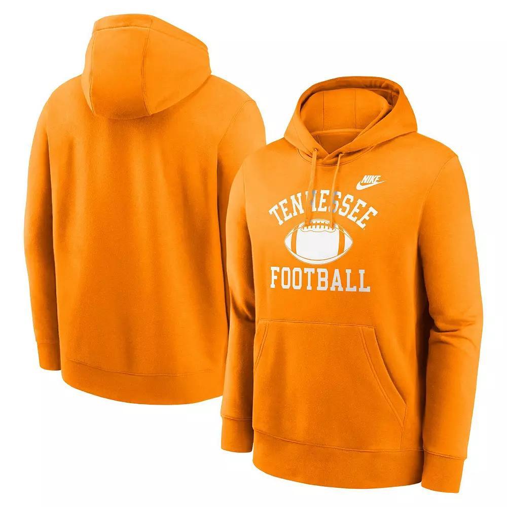 Men's Nike Tennessee Orange Tennessee Volunteers Legacy Football Icon Club Fleece Pullover Hoodie,  Product Image