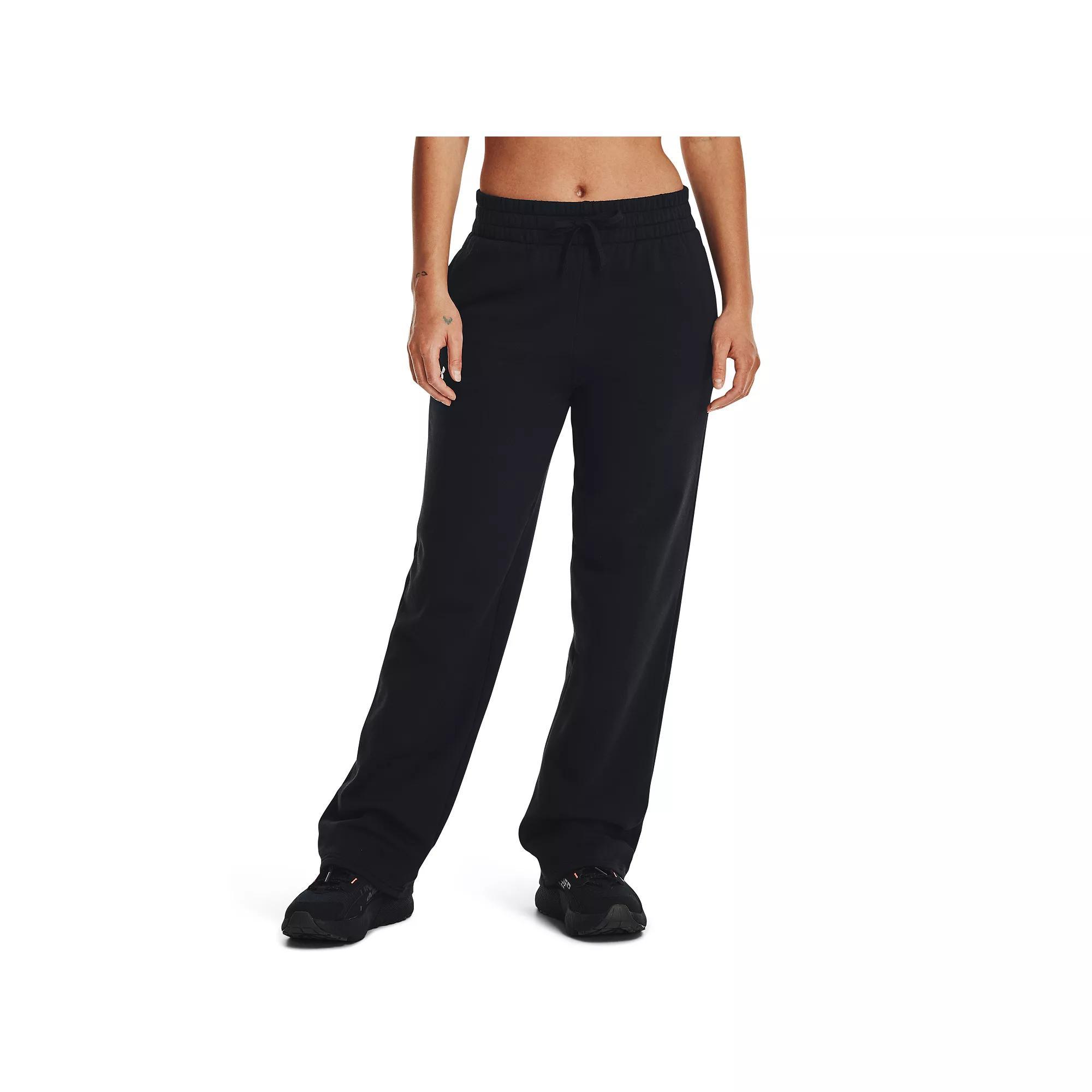 Women's Under Armour Rival Fleece Straight Leg Pants,  Product Image