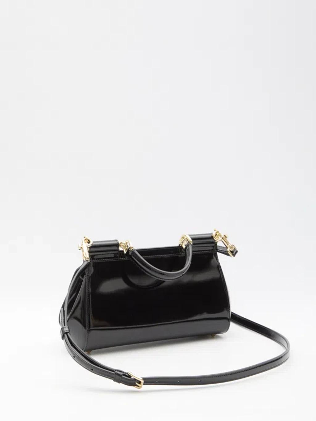 DOLCE & GABBANA Women's Elongated Sicily Handbag In Black Product Image