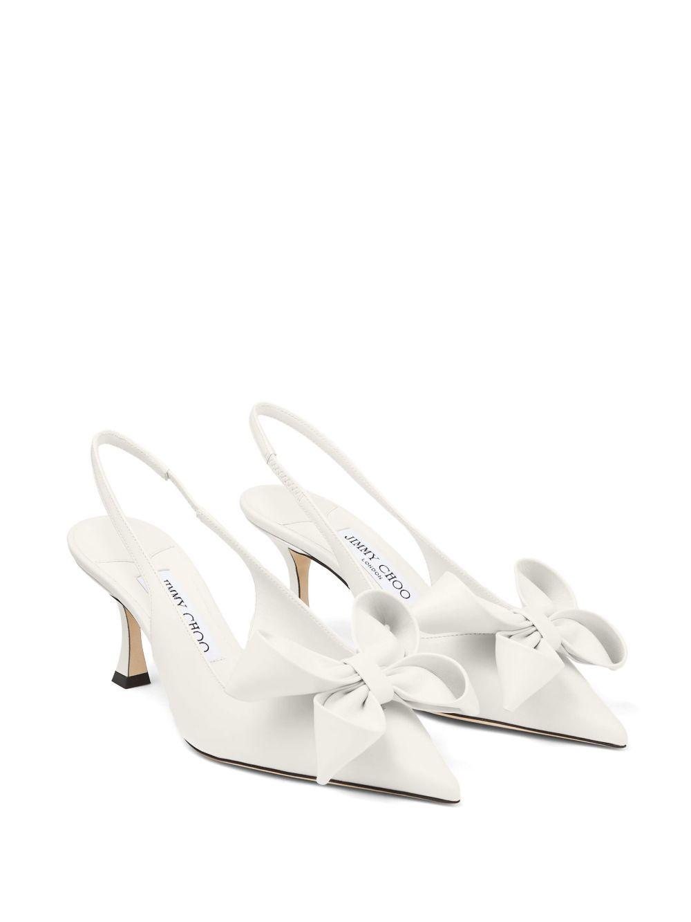 oversize-bow slingback pumps Product Image