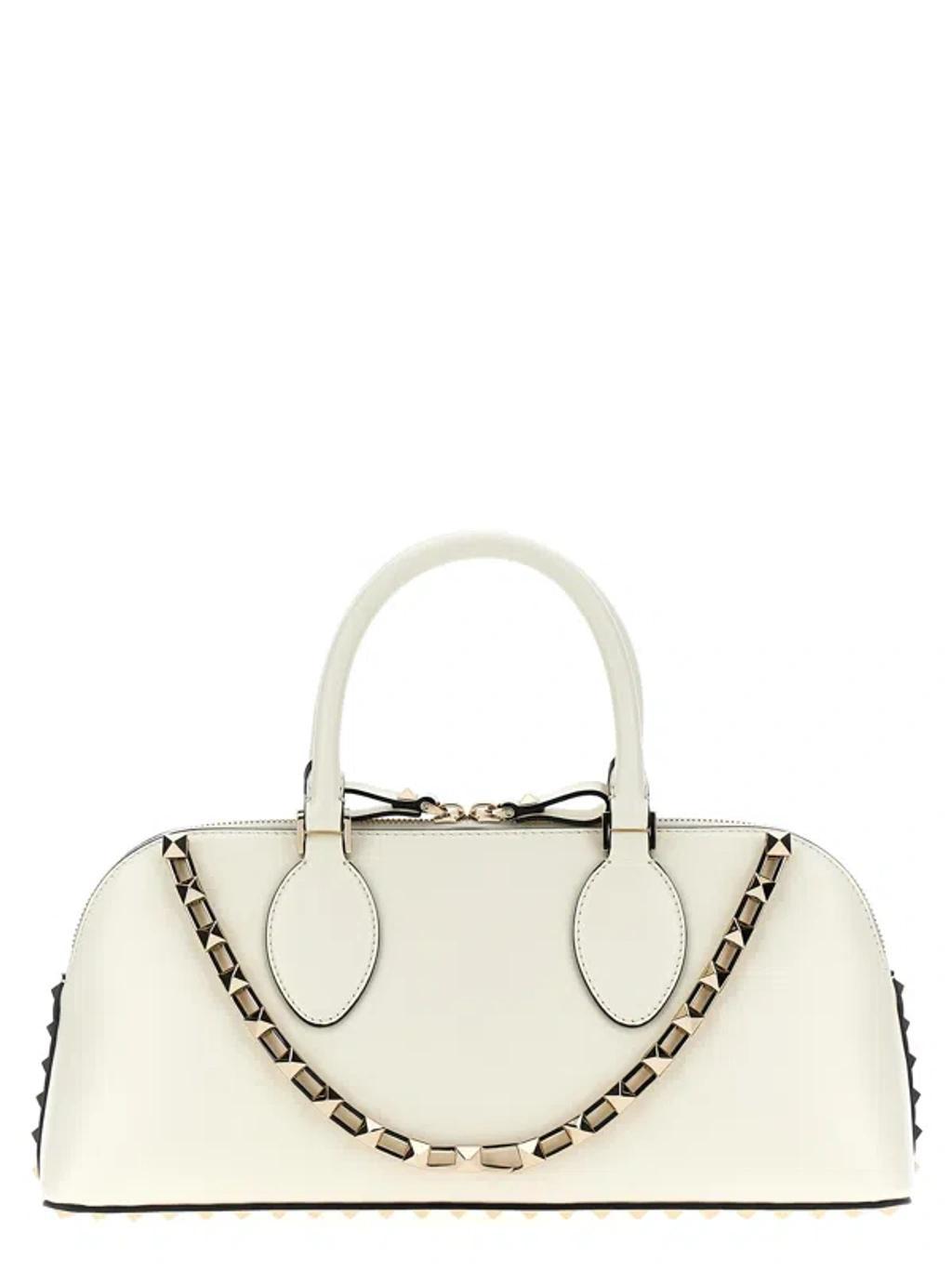 VALENTINO GARAVANI Women  'rockstud' Handbag In White Product Image