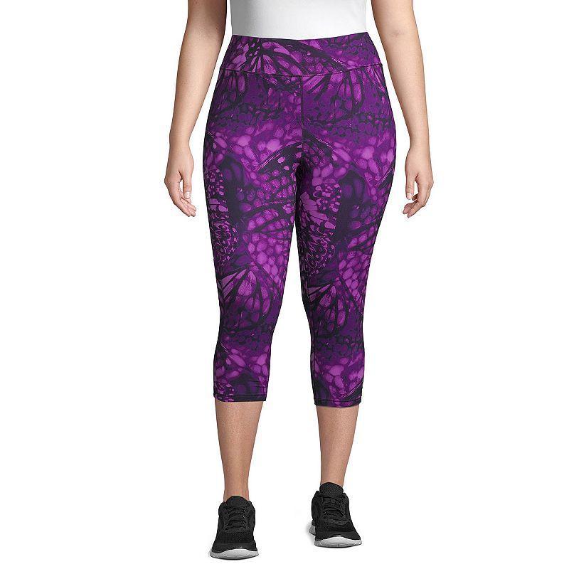 Hanes Just My Size Womens Active Capri Leggings, 20 (Plus ) Granite Heather 4X Product Image