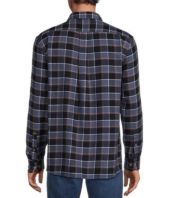 Rowm Long Sleeve Buffalo Plaid Slub Button Front Woven Shirt Product Image