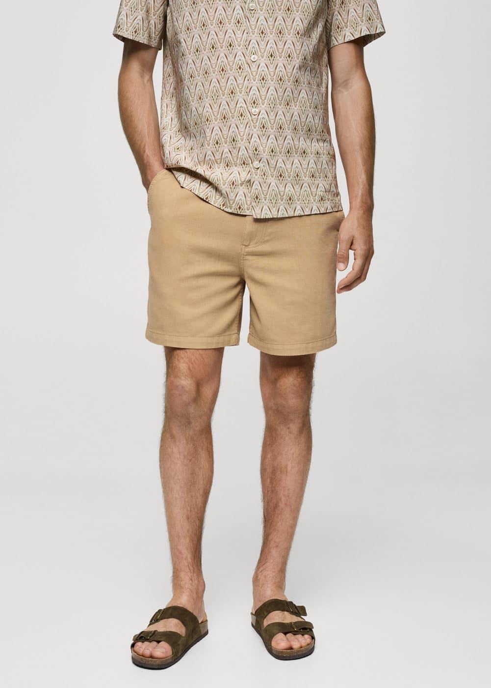 Mango Mens Pockets Bermuda Shorts Product Image