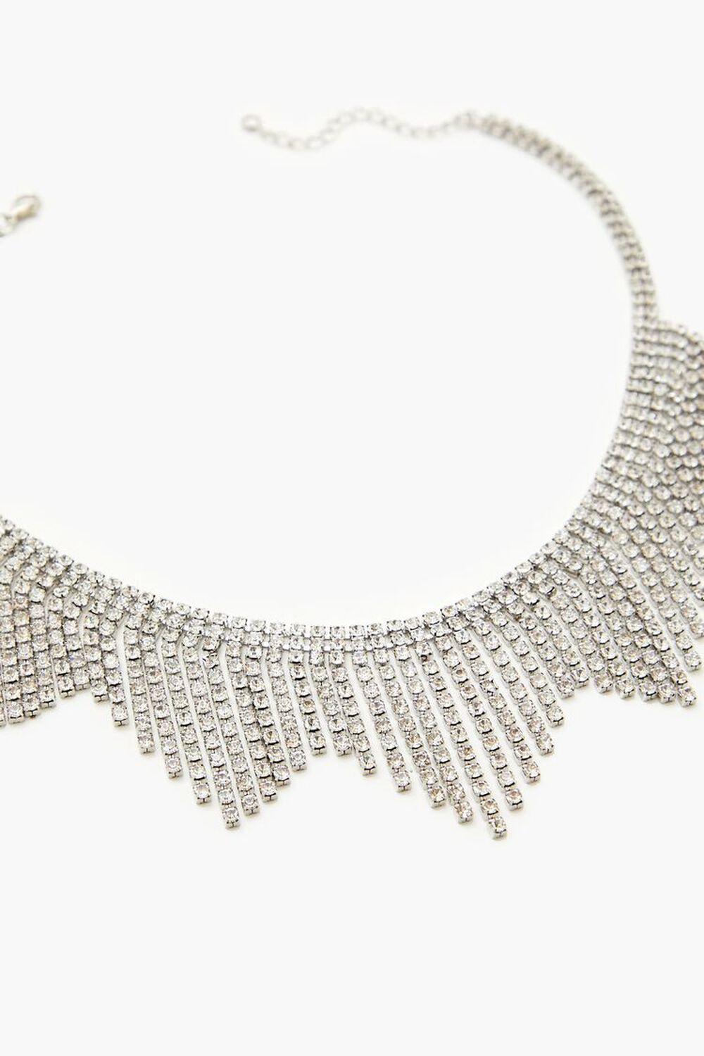 Rhinestone Chevron Necklace | Forever 21 Product Image