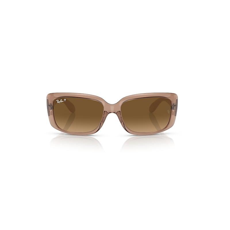 Ray-Ban Rb4389 Sunglasses Frame Brown Lenses Polarized Product Image