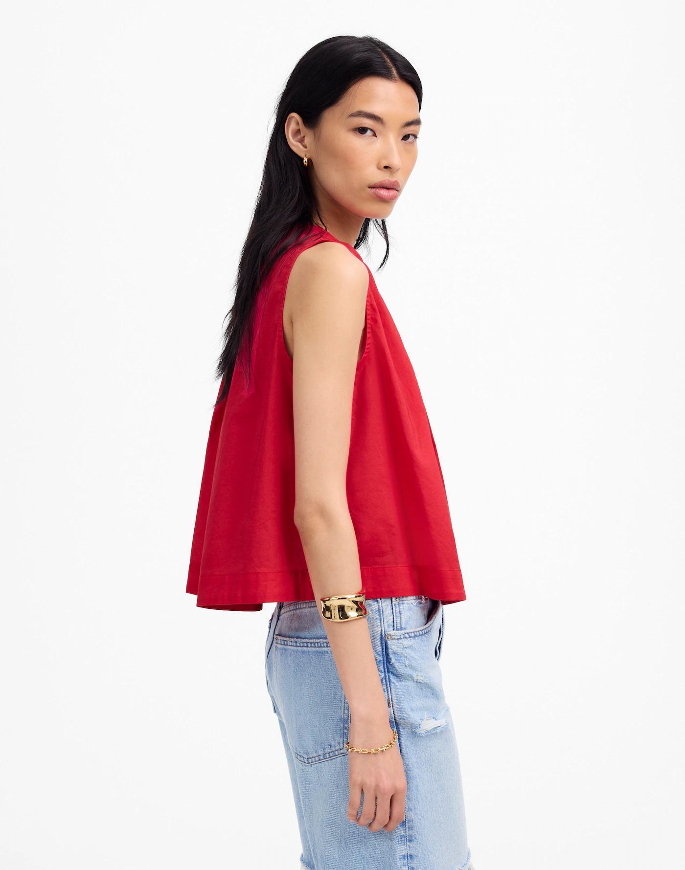 Button-Front Tank Product Image