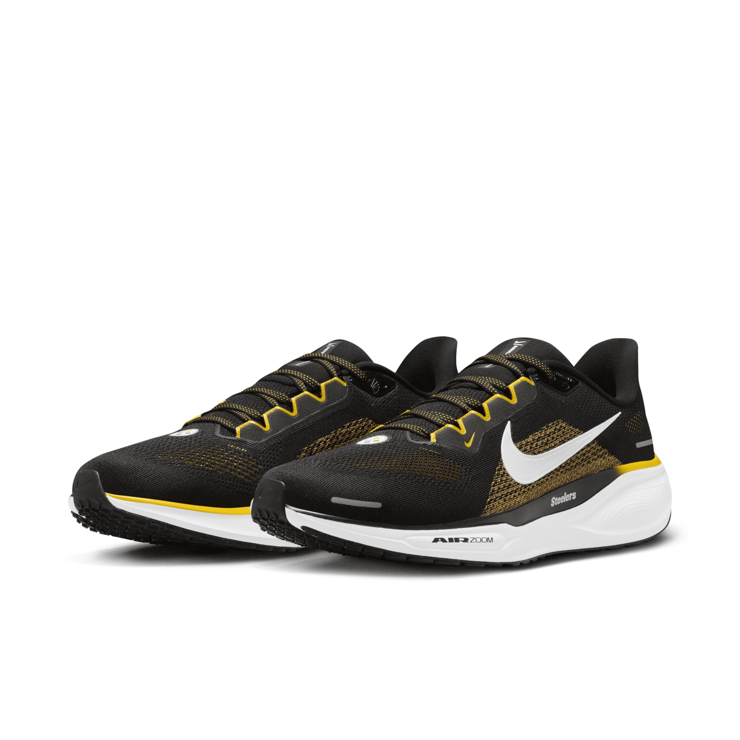 Nike Men's Pegasus 41 NFL Pittsburgh Steelers Road Running Shoes Product Image