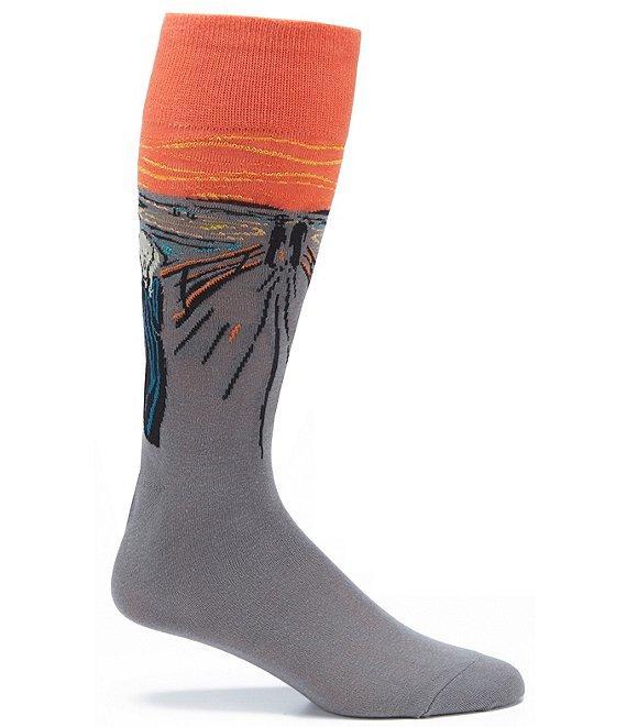 Hot Sox Novelty The Scream Crew Socks Product Image