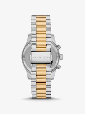 Oversized Lexington Pavé Two-Tone Watch Product Image