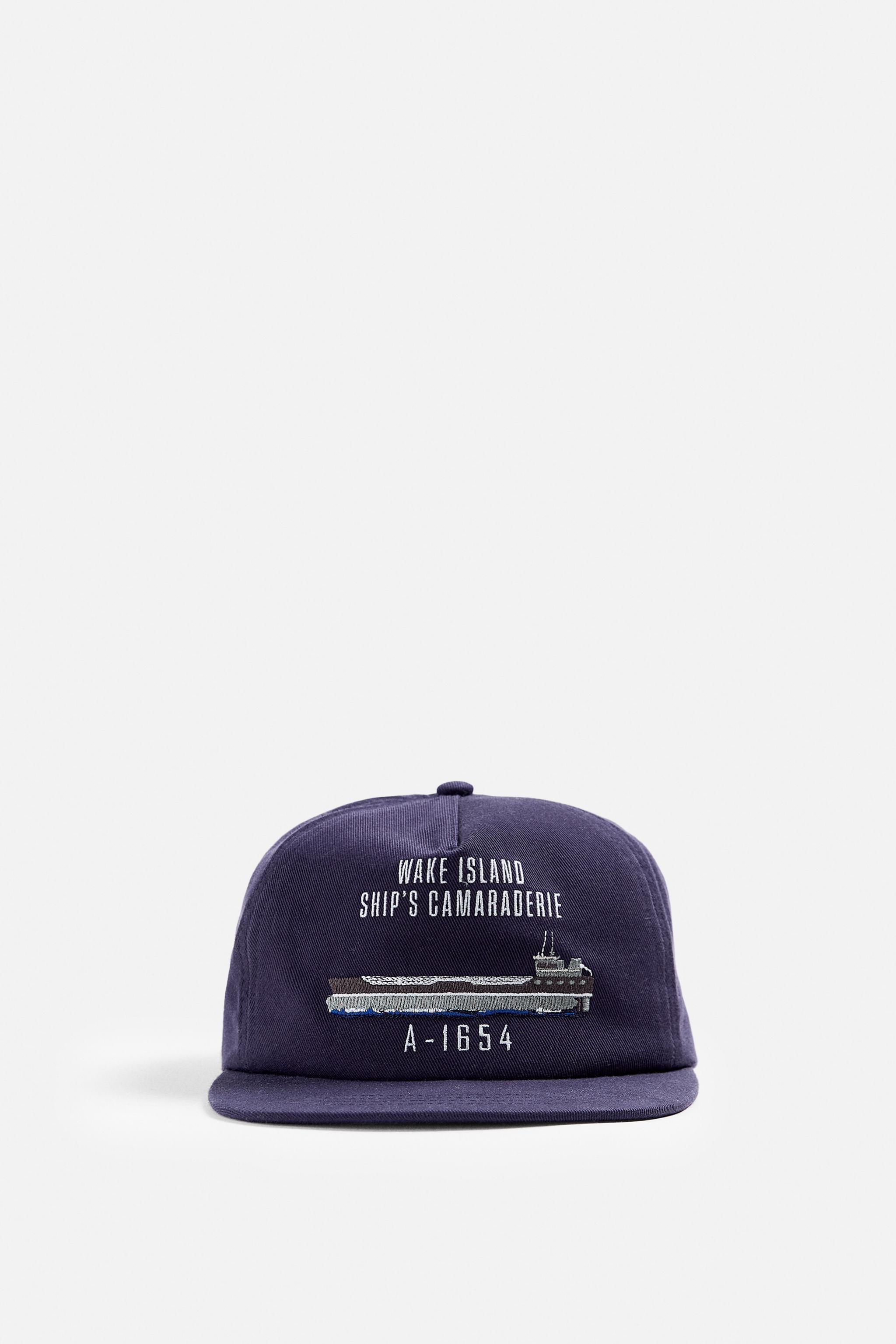 FLAT VISOR EMBROIDERED CAP Product Image