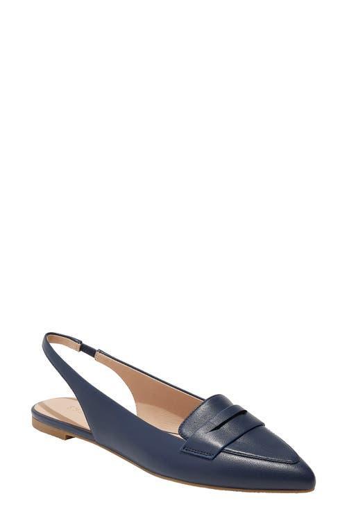 Jack Rogers Pennie Sling Back Ballet Leather Flats Product Image