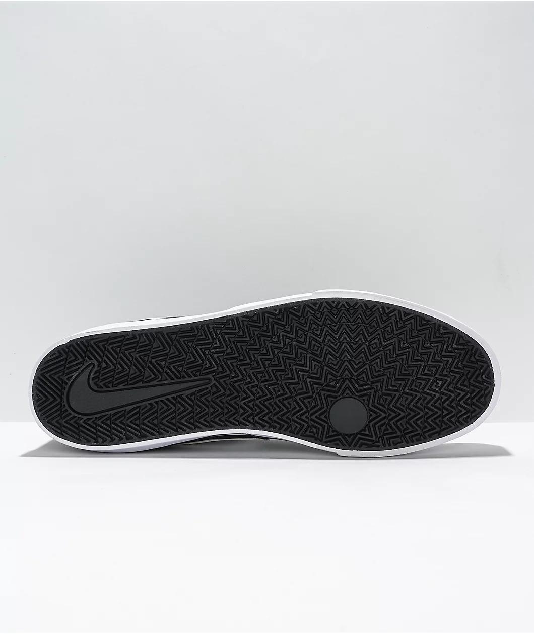 Nike SB Chron 2 Black & White Skate Shoes Product Image