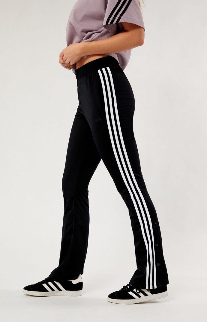 Adidas Women's Recycled Quarter Snap Tricot Track Pants - Product Image