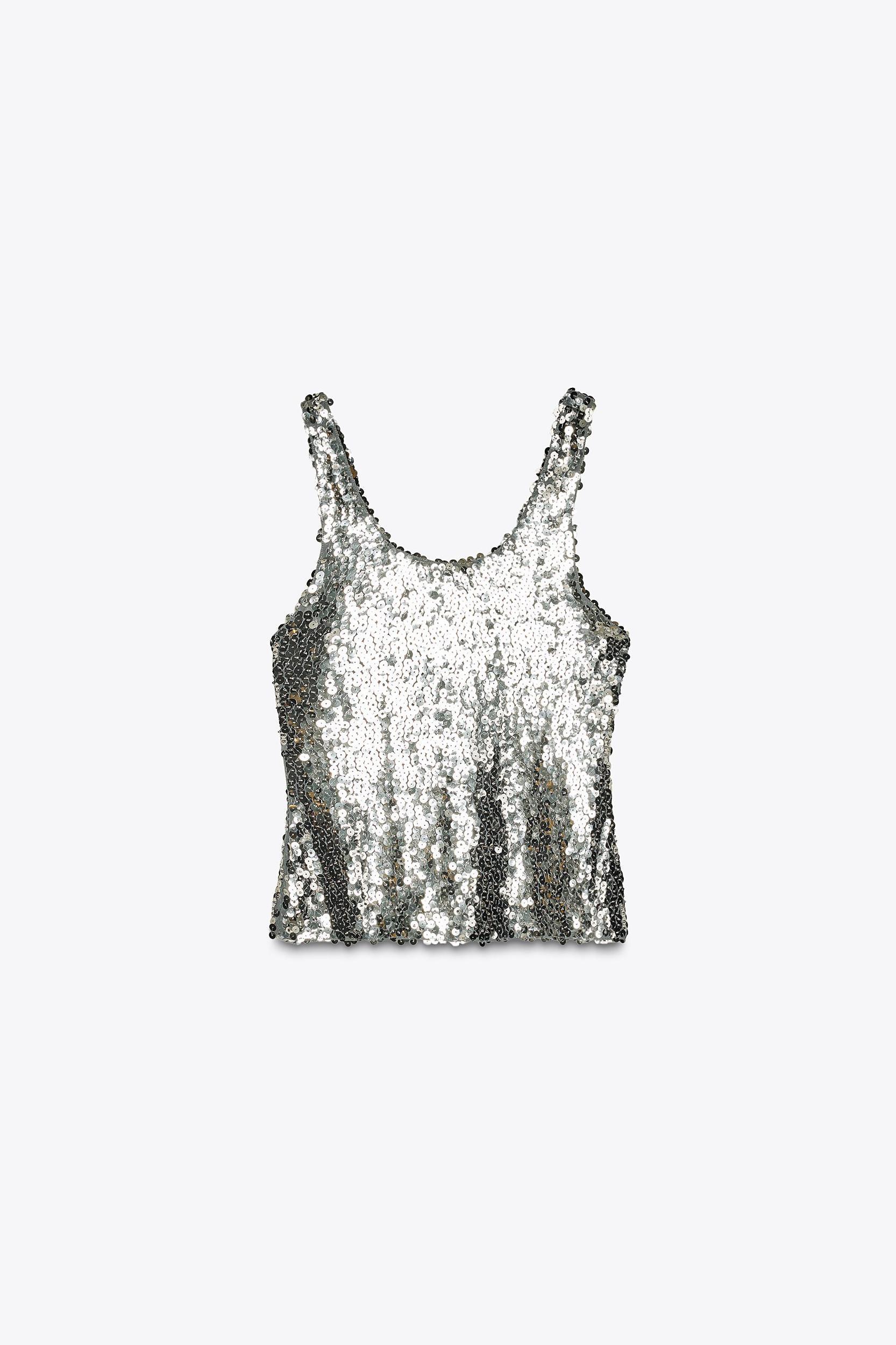 SEQUIN STRAP TOP Product Image