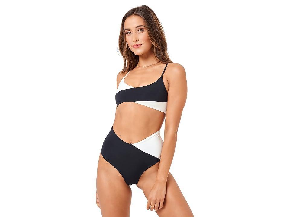 Womens High Tide Colorblocked Bikini Bottoms Product Image