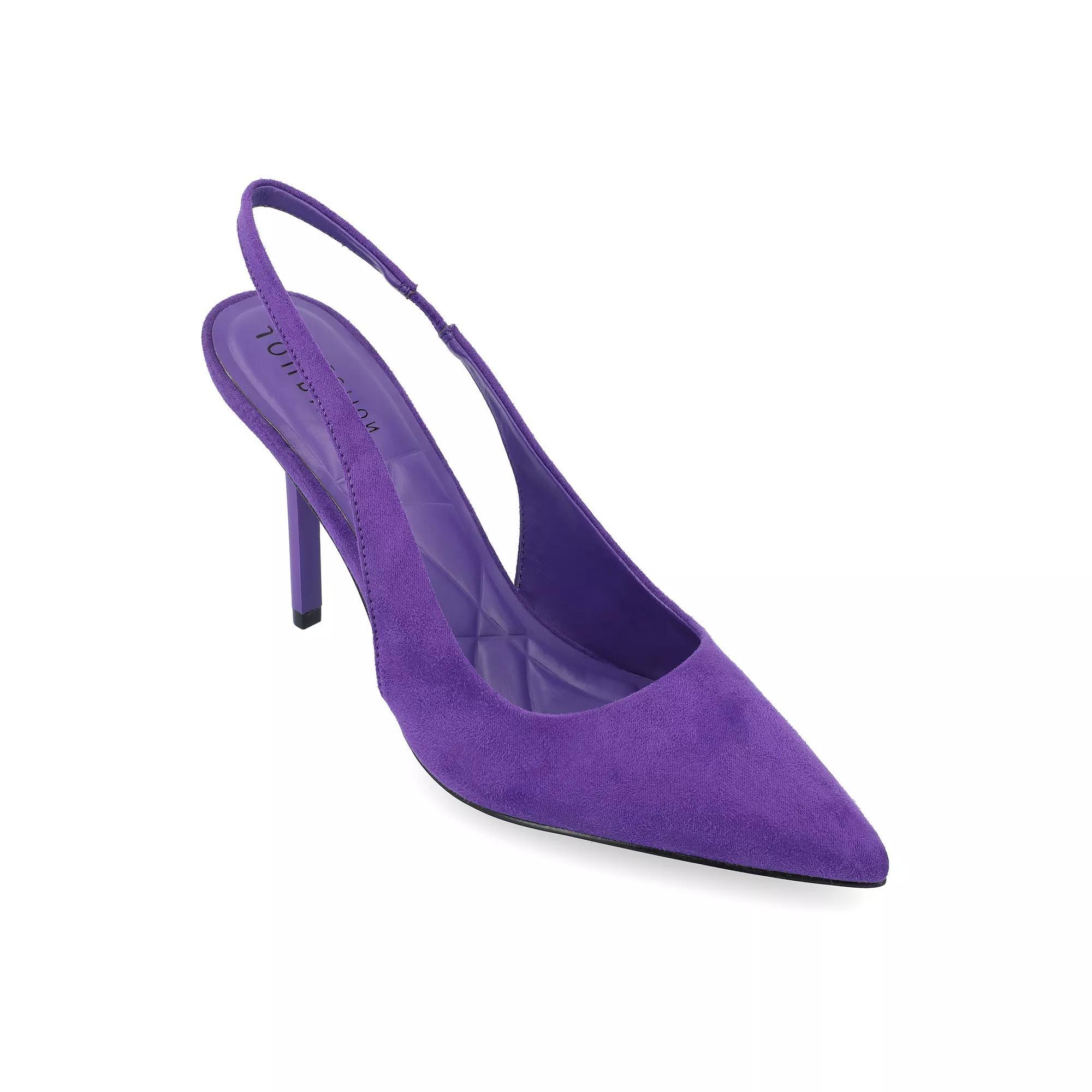 Journee Tru Comfort Foam™ Elenney Women's Slingback Heels, Size: 12, Purple Product Image