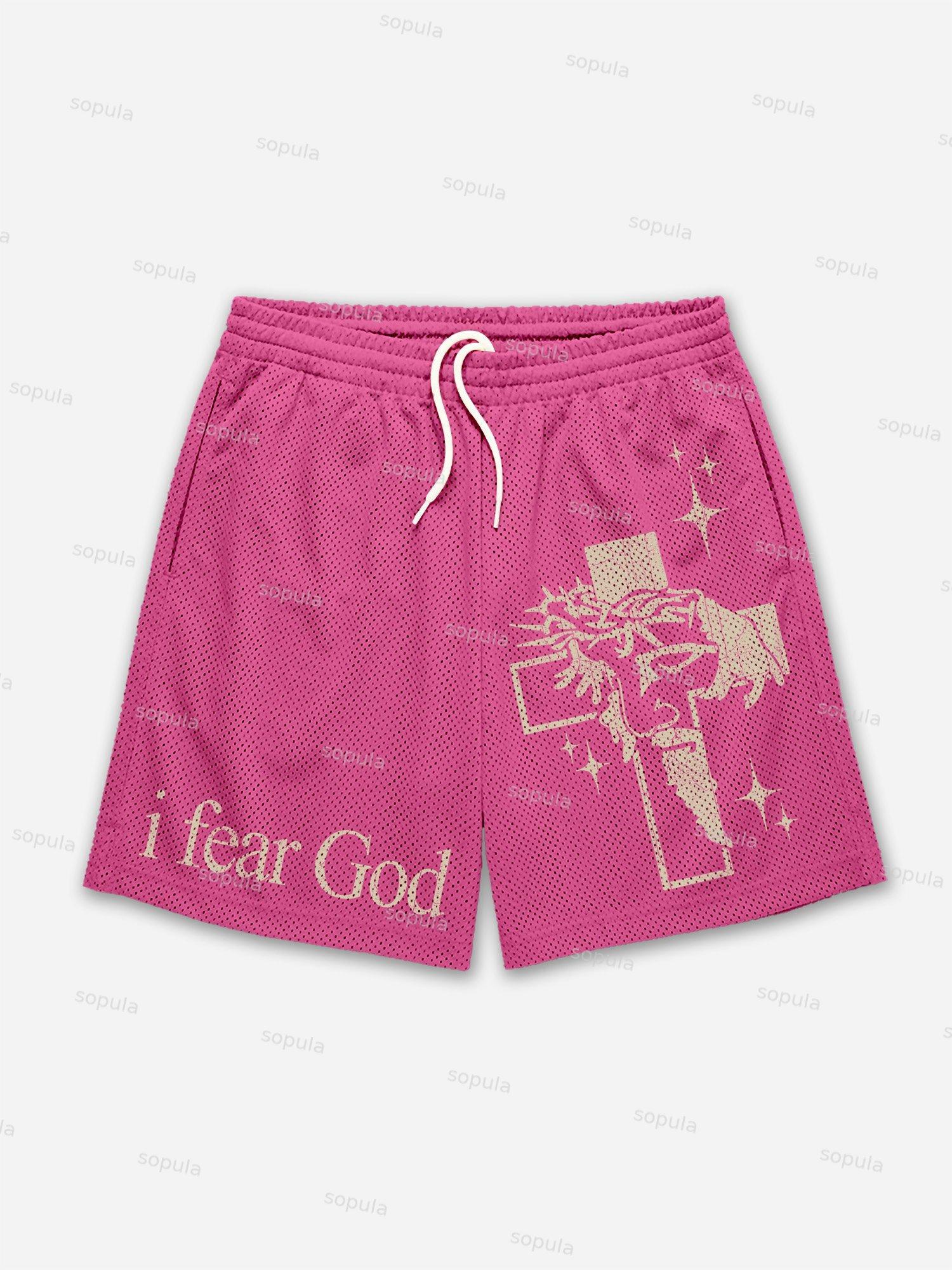 I Fear God Print Mesh Shorts Product Image
