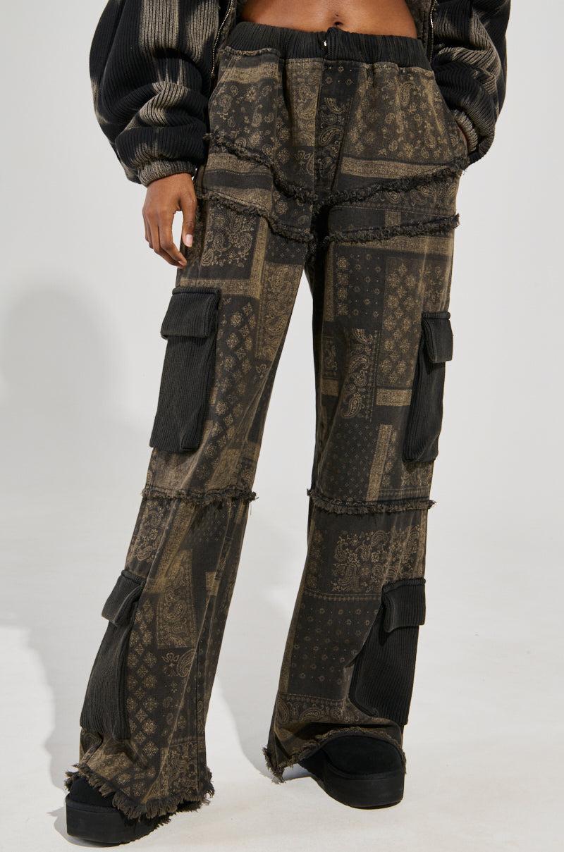 PHOENIX BLEACH WASHED CARGO PANTS Product Image