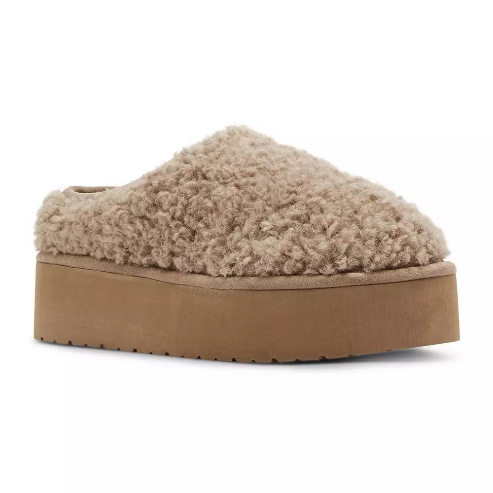 madden girl Womens Faux Fur Clogs Product Image