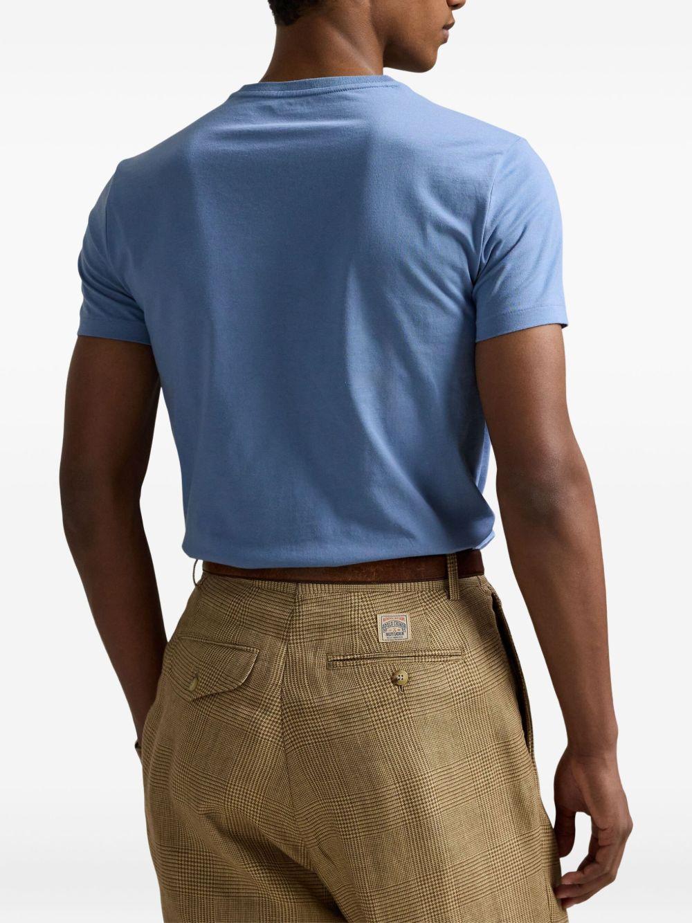 embroidered crew-neck T-shirt Product Image