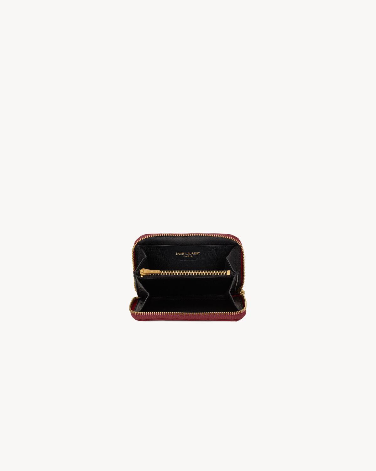 CASSANDRE MATELASSÉ coin card wallet in lambskin | Saint Laurent | YSL.com Product Image