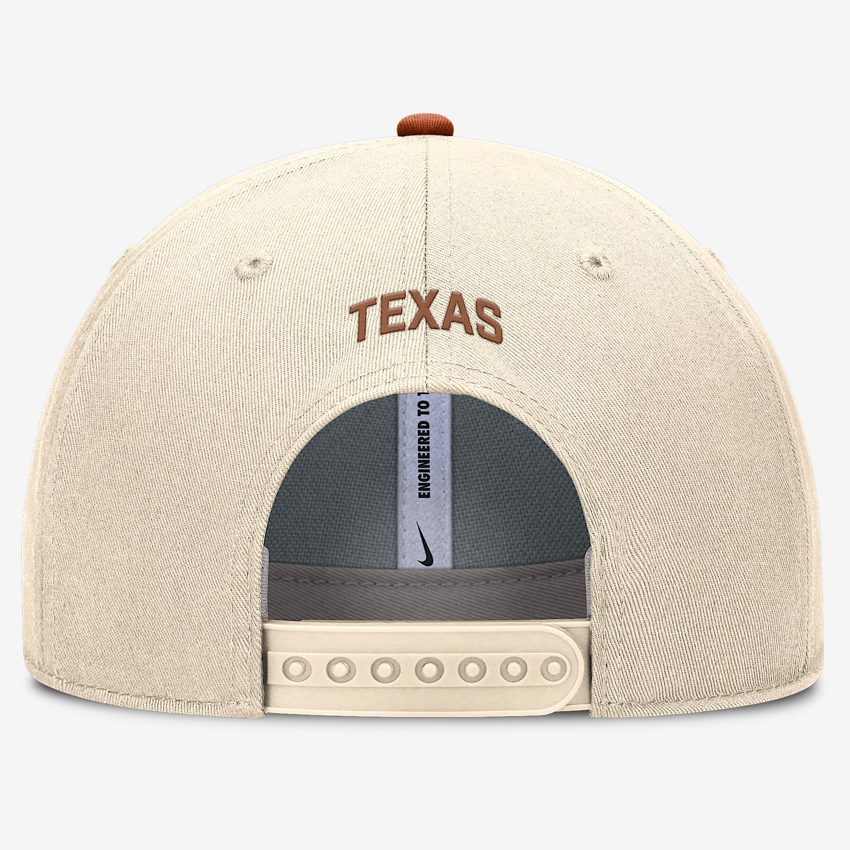 Texas Primetime Rise Men's Nike Dri-FIT College Trucker Adjustable Hat Product Image