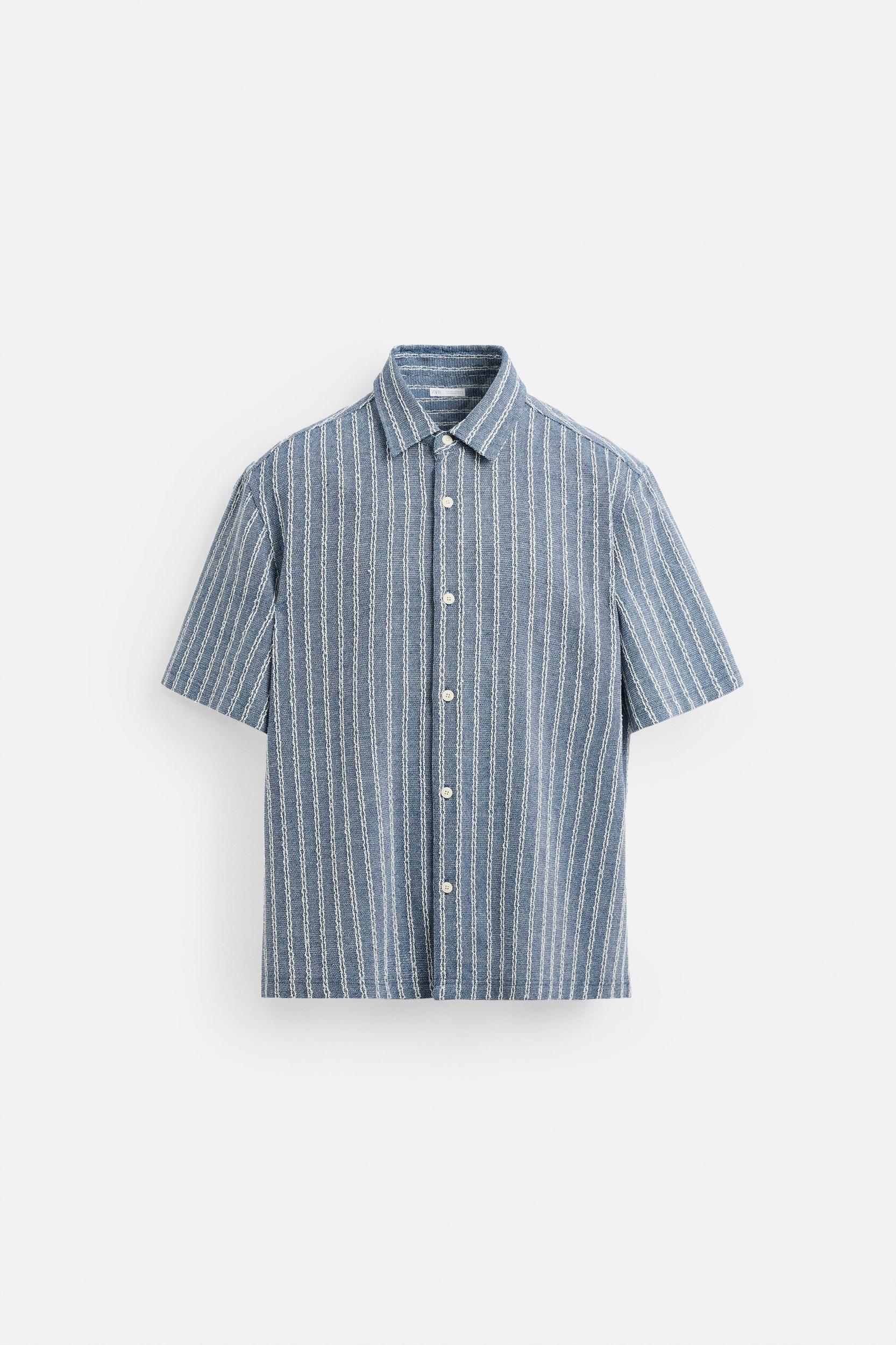 STRIPED JACQUARD SHIRT Product Image