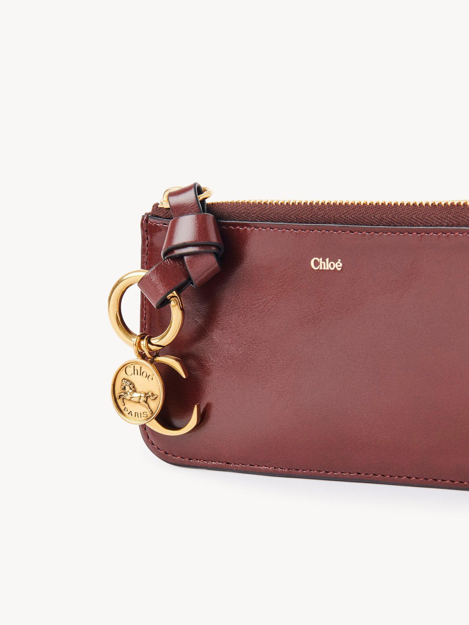 Alphabet wallet in shiny leather Product Image