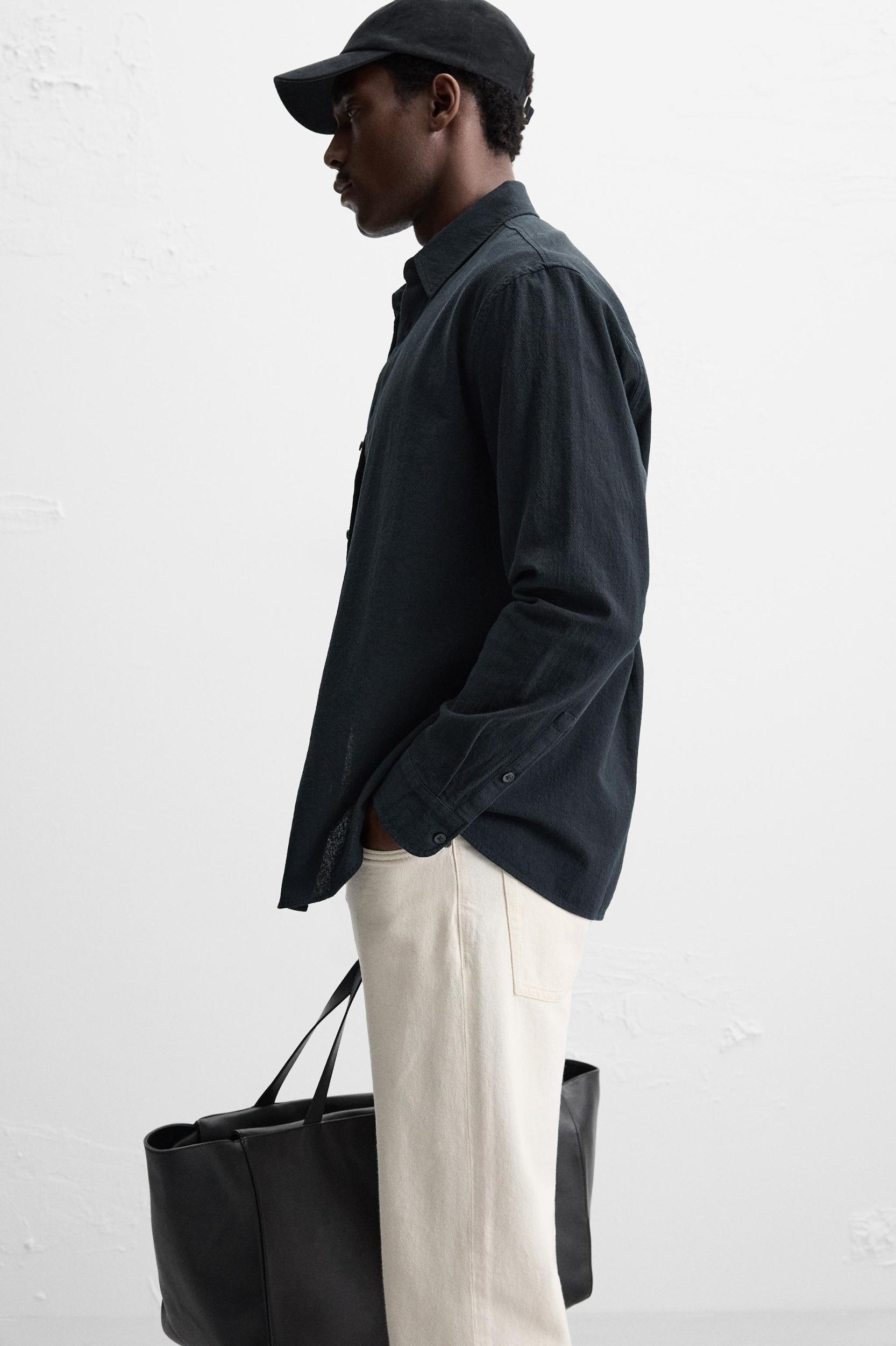 TEXTURED JACQUARD SHIRT Product Image