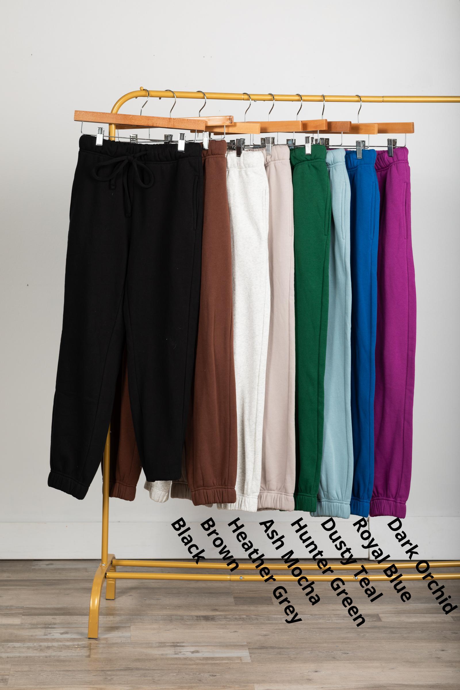 Fleece Jogger Sweatpants With Pockets Product Image