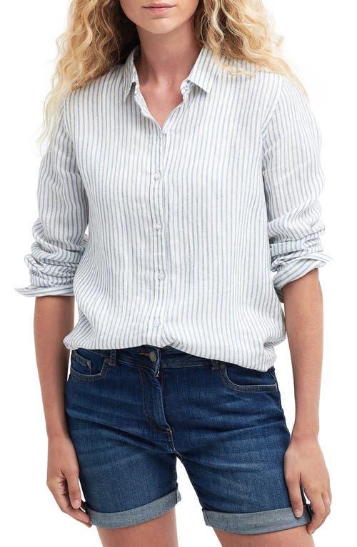 Barbour Barbour Marine Shirt (Chambray Stripe) Women's Clothing Product Image